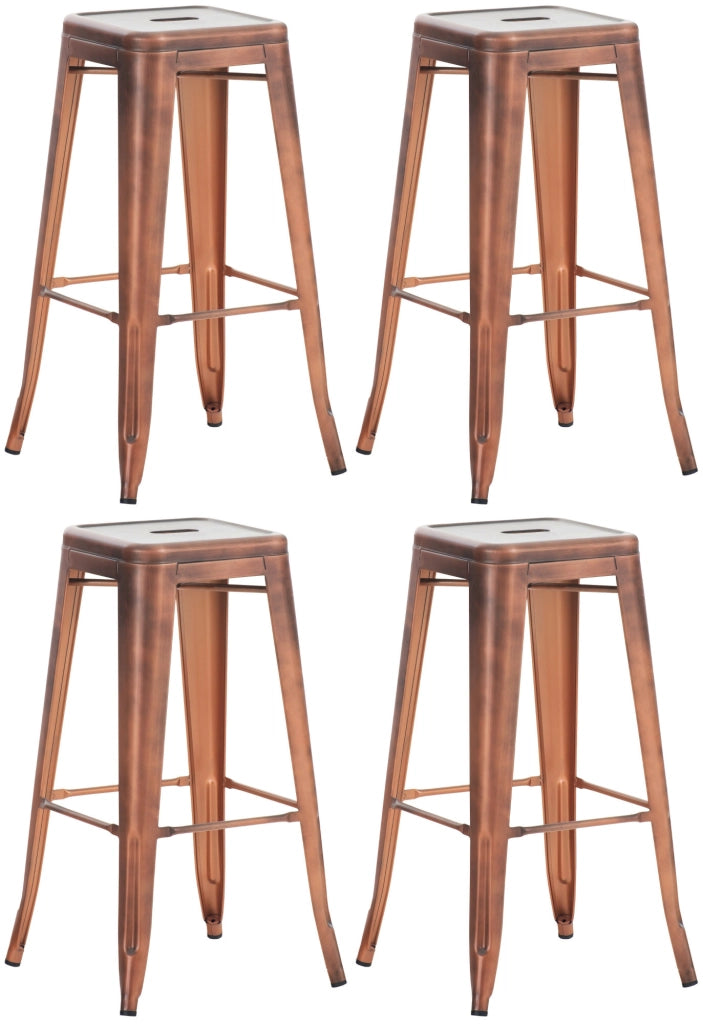 Set di 4 sgabelli da bar Joshua 2