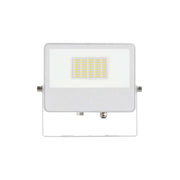 Sky Proiettore LED da Esterno 40W Switch Integrato 3000K/4000K/5000K Fascio 115º in Alluminio Finitura Bianco Opaco per Illuminazione Architetturale