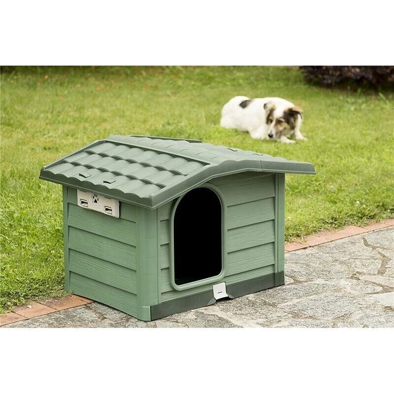 BAMA CUCCIA BUNGALOW 89X75X62 VERDE TAGLIA M
