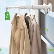 2-pack di appesi per abbigliamento pieghevoli, facile da trasportare, stendino da viaggio, rete per asciugare compatta, stendino estendibile, stendino spazievitore