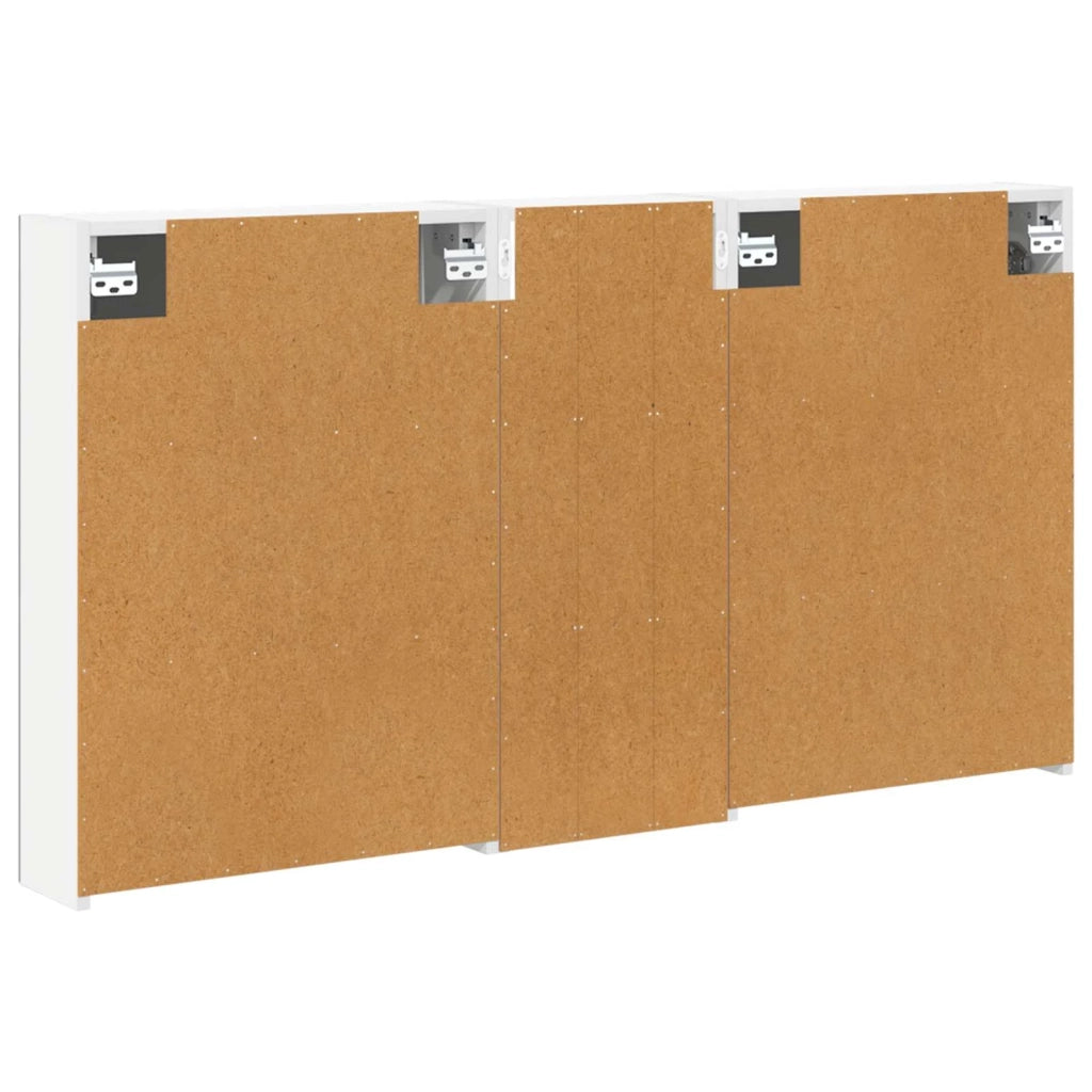 Set di Armadi da Bagno con lo scaffale 3 pcs 130 x 14,5 x 70 cm