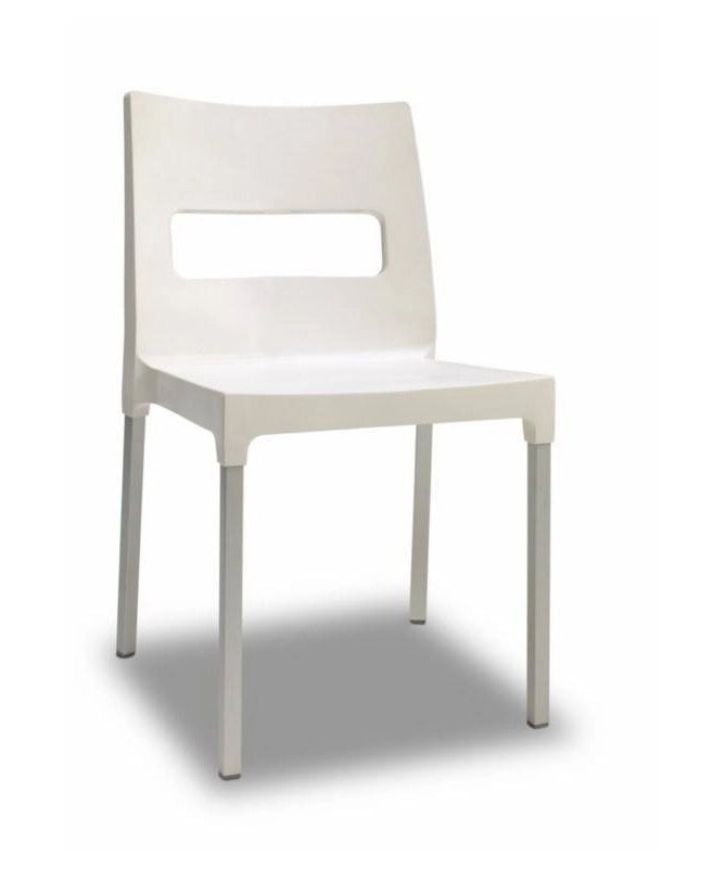 Sedia in tecnopolimero Maxi Diva Made in Italy - set da 4