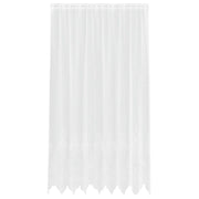 Tenda in Pizzo con tende Bianco 245 x 200 cm Poliestere