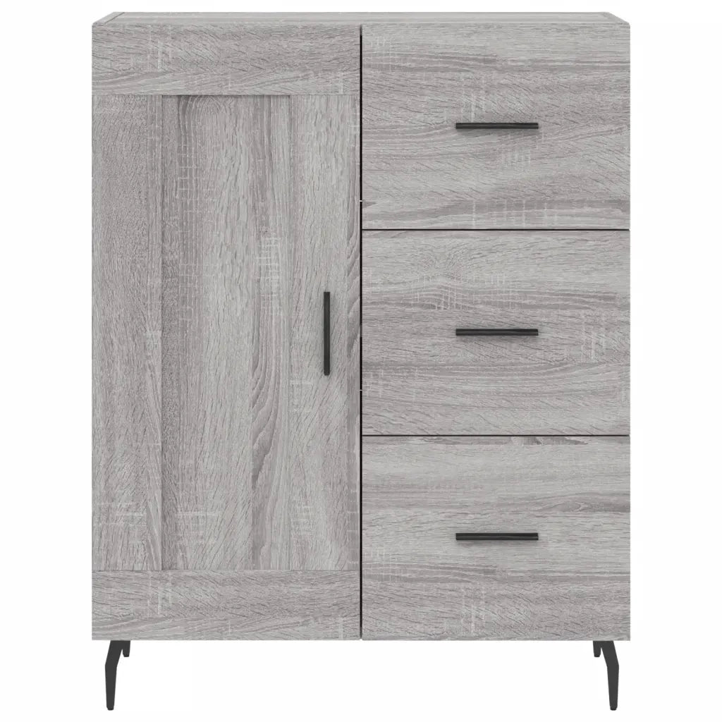 Credenza Grigio Sonoma 69,5x34x180 cm in Legno Multistrato 3198679