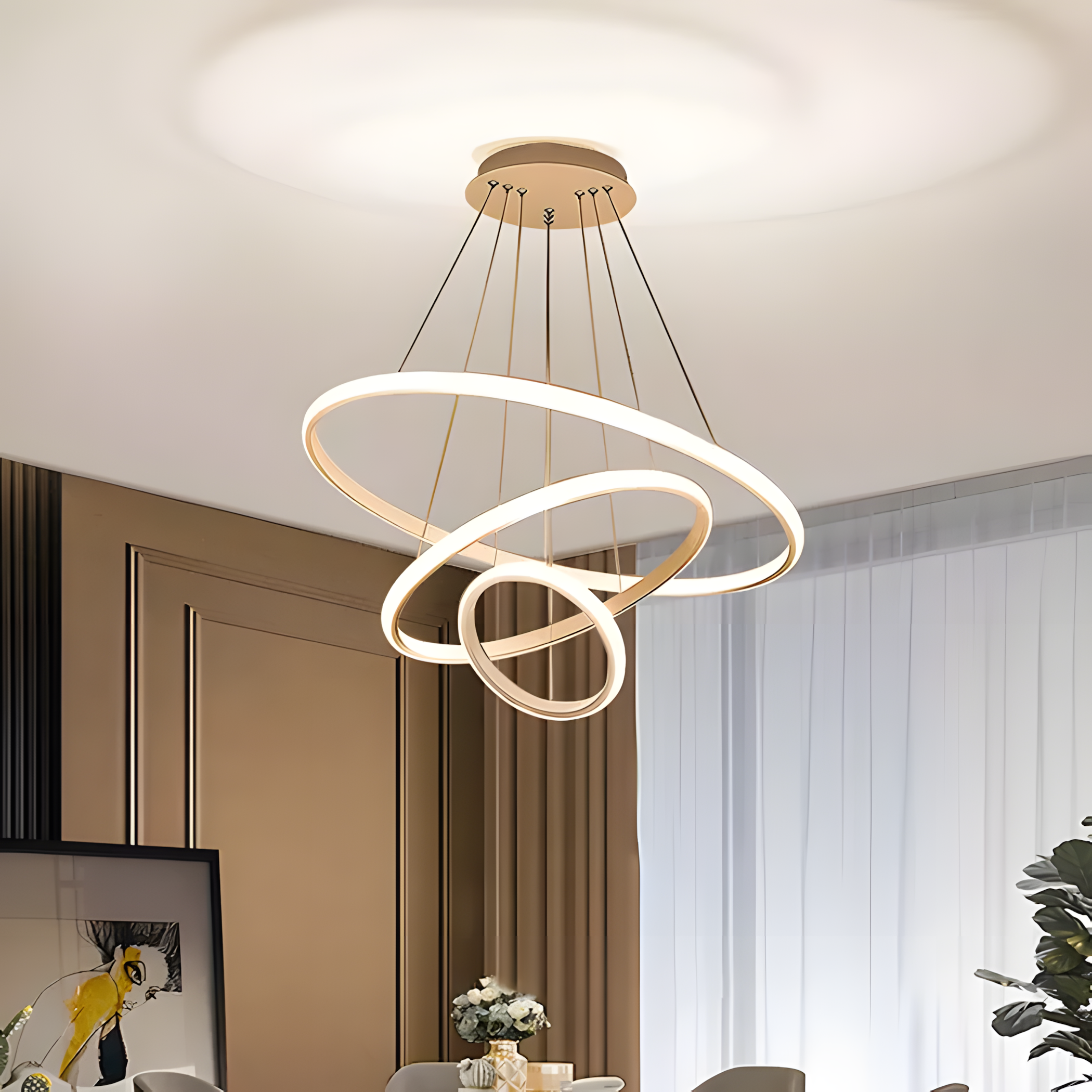 Lampa Wisząca Lhj010-cp4 Brush Gold