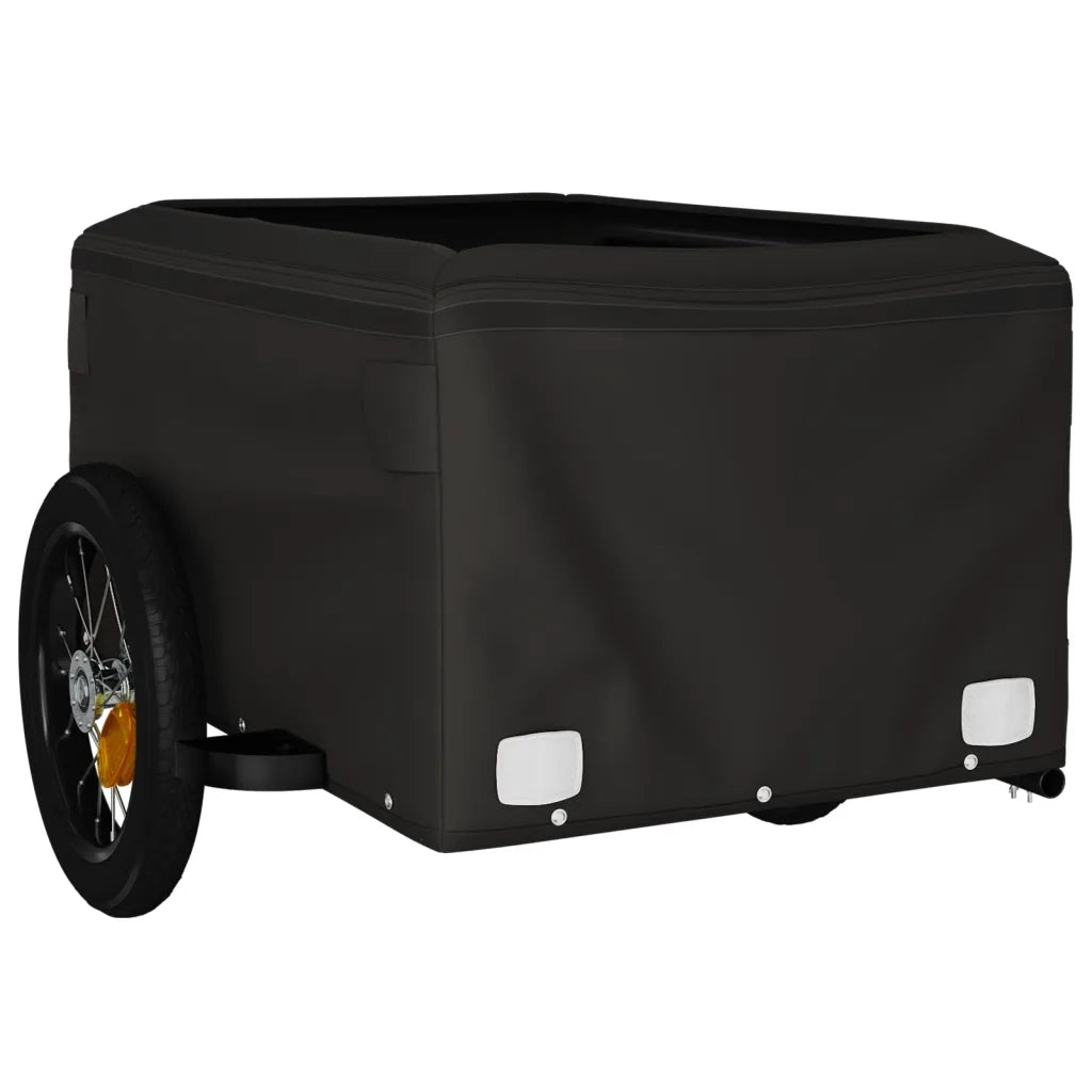 Rimorchio da Bici Nero e Giallo 30 kg in Ferro CFW8919514