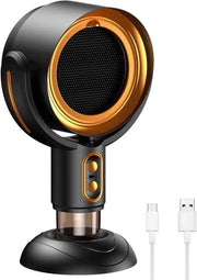 L'aria purificatrice portatile è adatta per il fumo in casa, è un ventilatore di aspirazione portatile, un cappello di aspirazione rimovibile e un aspiratore per vapore da cucina, adatto per barbecue, pentole da cucina e cucine (oro).