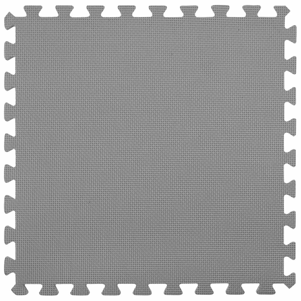Tappetino per piscina 49 pz Ø 408 cm Rotondo Schiuma EVA Grigio 42042643