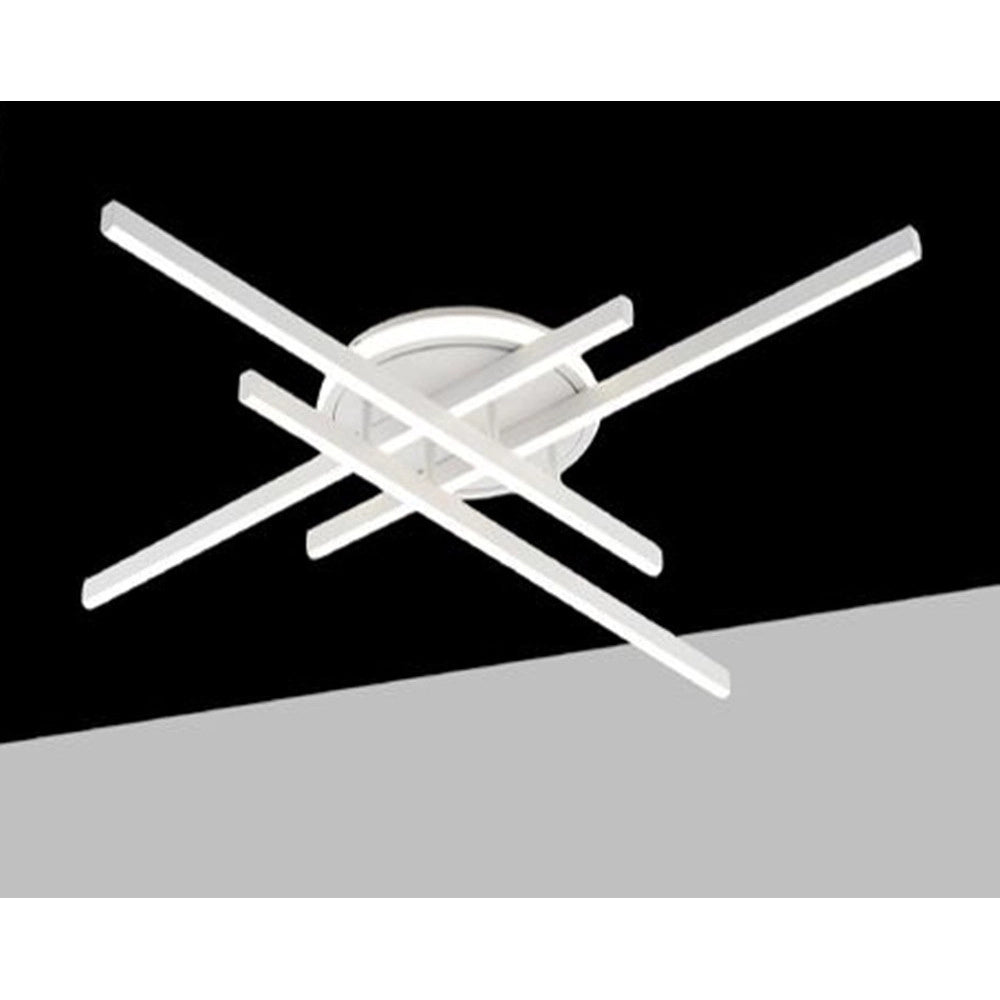 Trade Shop - Lampada Plafoniera Da Soffitto Moderna 45w A Led 3600lm Cct Ip20 Bianco Pn-21b3c -