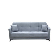 Divano Pronto Letto 3 Posti cm. 210x88x82 con contenitore Loren Velluto