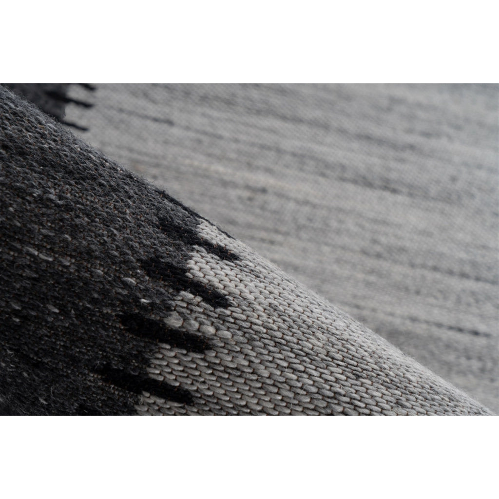 Tappeto Phoenix 300 in Lana Grigio e Antracite 200x290 cm