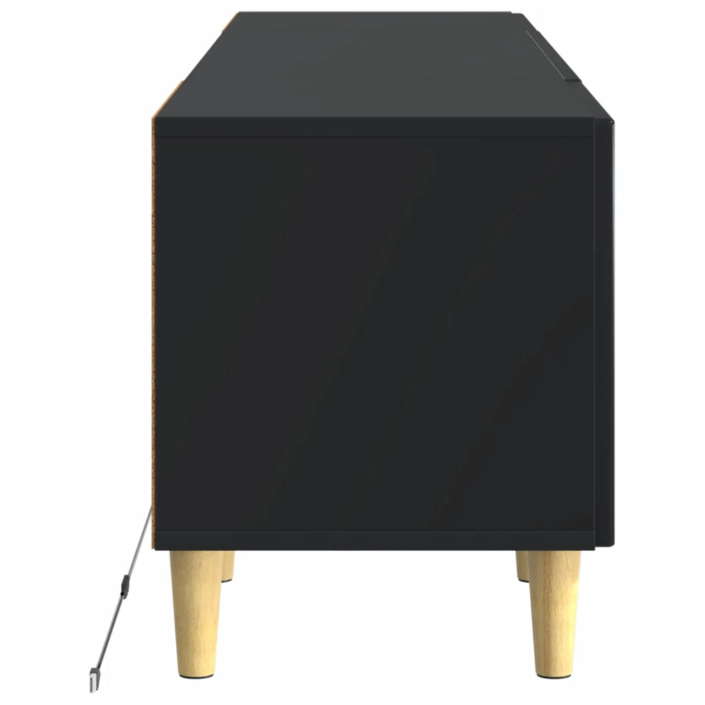 Mobile TV LED Nero Legno ingegnerizzato 896686