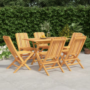 Set da Pranzo da Giardino 7 pz in Legno Massello di Teakcod mxl 100215