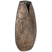Vaso in metallo dorato 48x13,5x72,5h cm