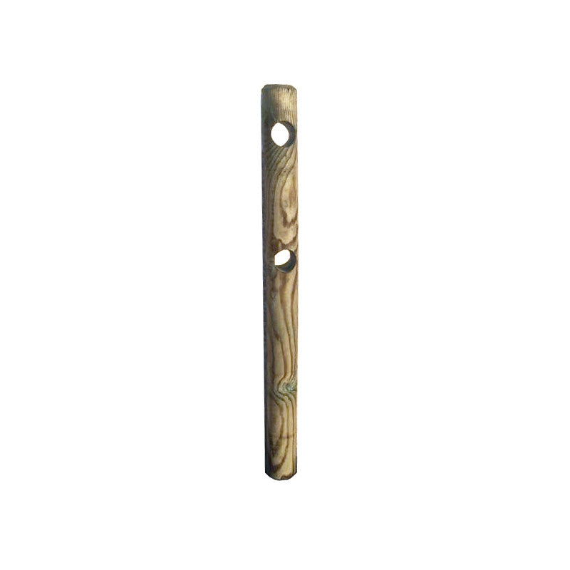 Pali in legno impregnato con 2 fori 10 pezzi diametro 14 cm lunghezza 150 cm per recinzioni - Esterni da Vivere
