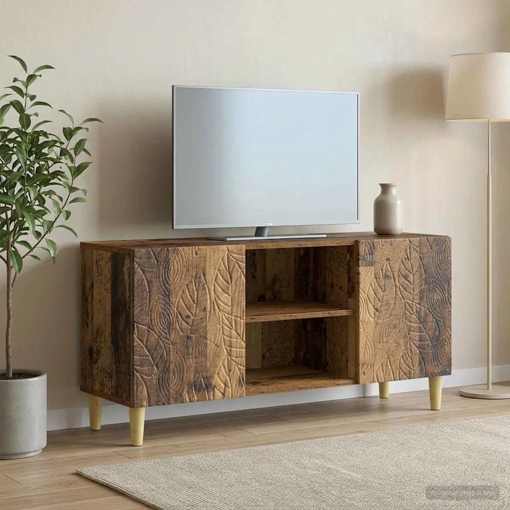 Mobile TV 102 x 34,5 x 50 cm Legno antico Legno ingegnerizzato 895163