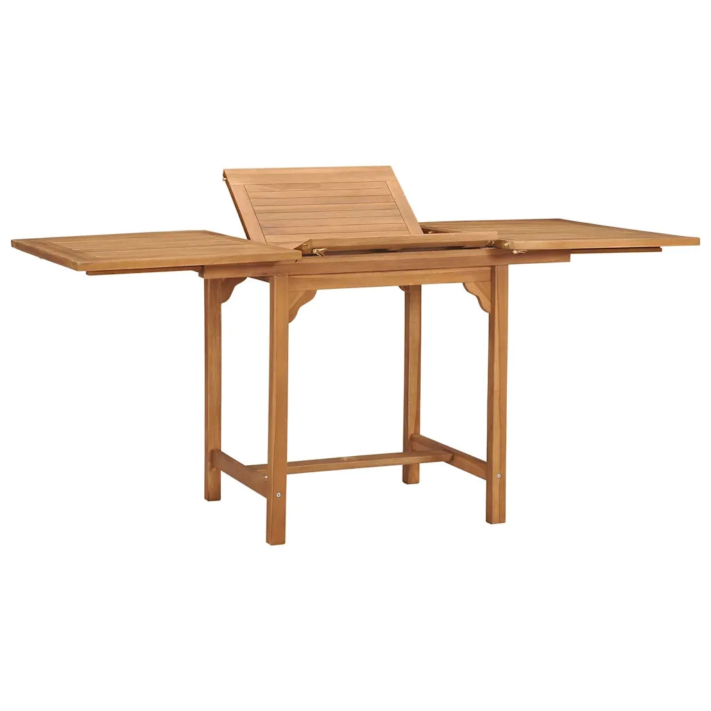 Tavolo da Giardino Estensibile (110-160)x80x75 cm Massello Teak 47420