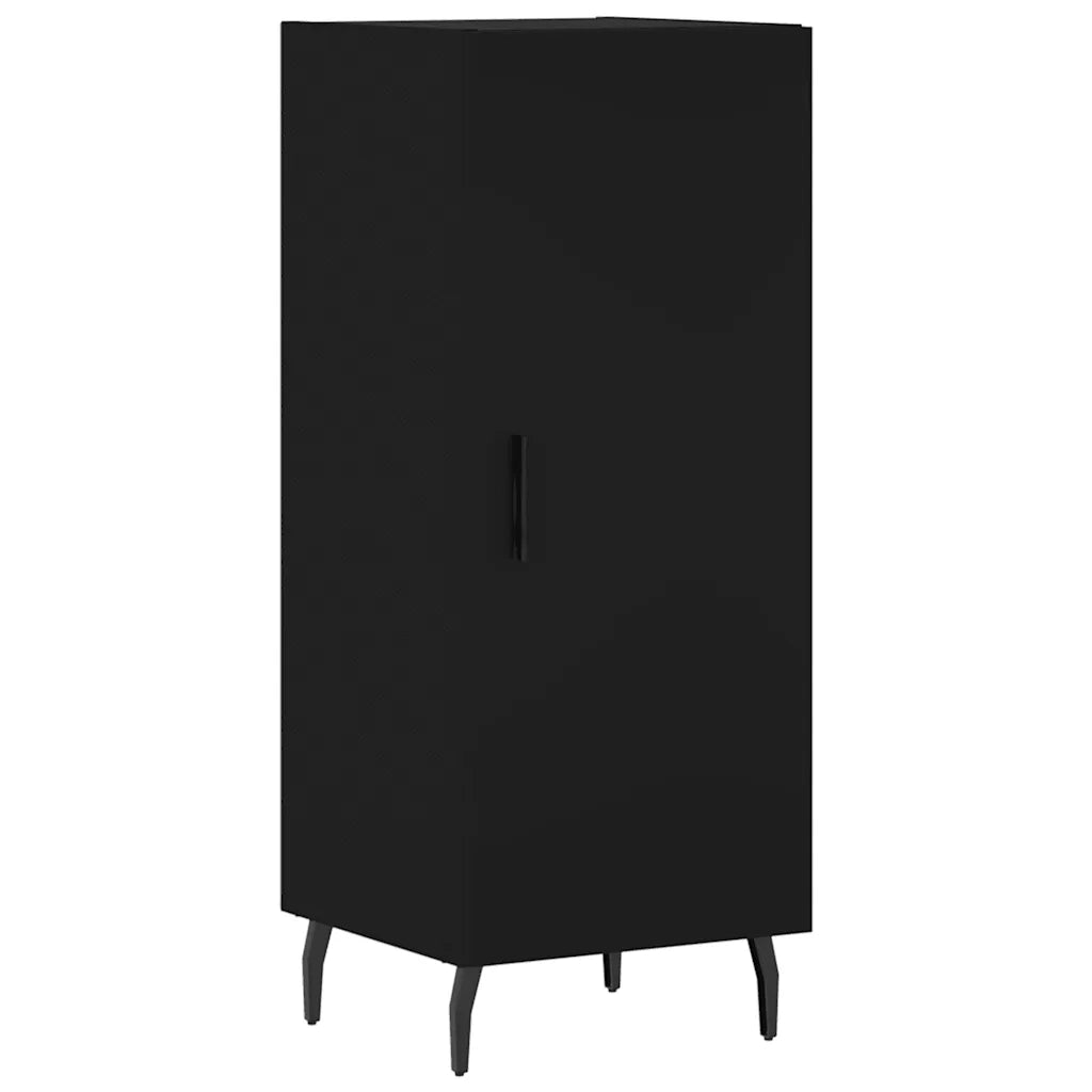 Credenza | Madia | Buffet da pranzo | Armadio da pranzo Nero 34,5x34x90 cm in Legno Multistrato