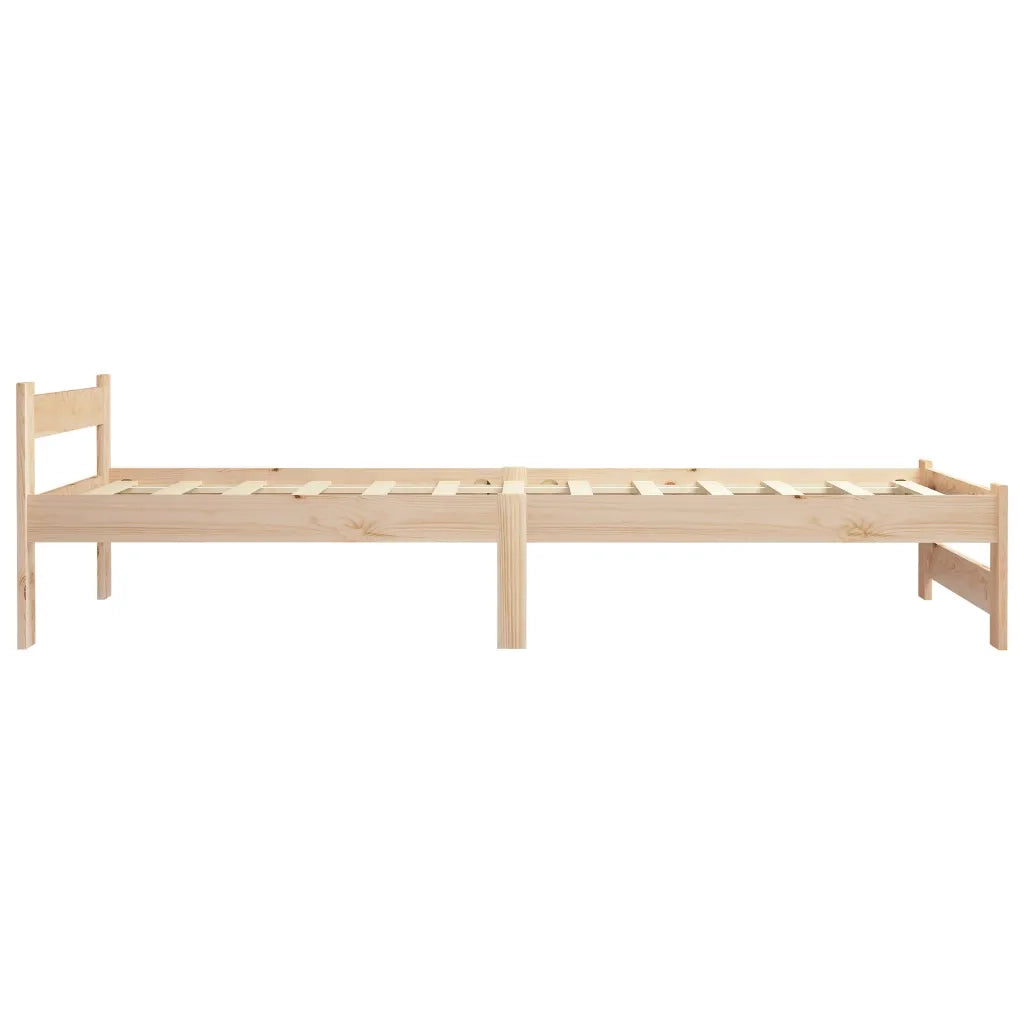 Giroletto senza Materasso 100x200 cm in Legno Massello di Pino 321992