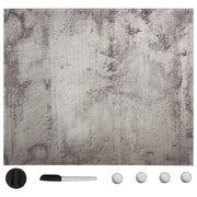 Lavagna magnetica da parete per scuola casa ufficio vetro 60 x 60 cm grigia 02_0045510