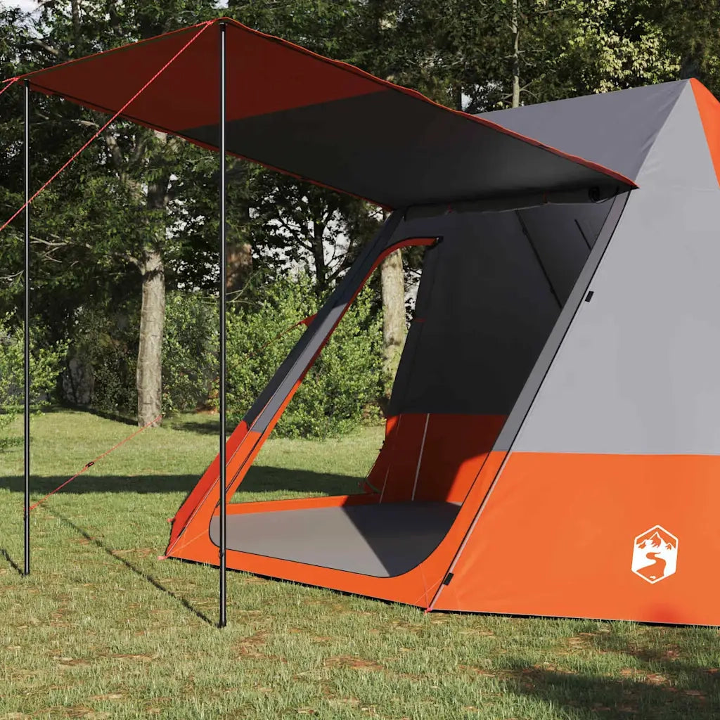 Tenda da campeggio Grigio e arancione 482 x 360 x 227 cm 42001189