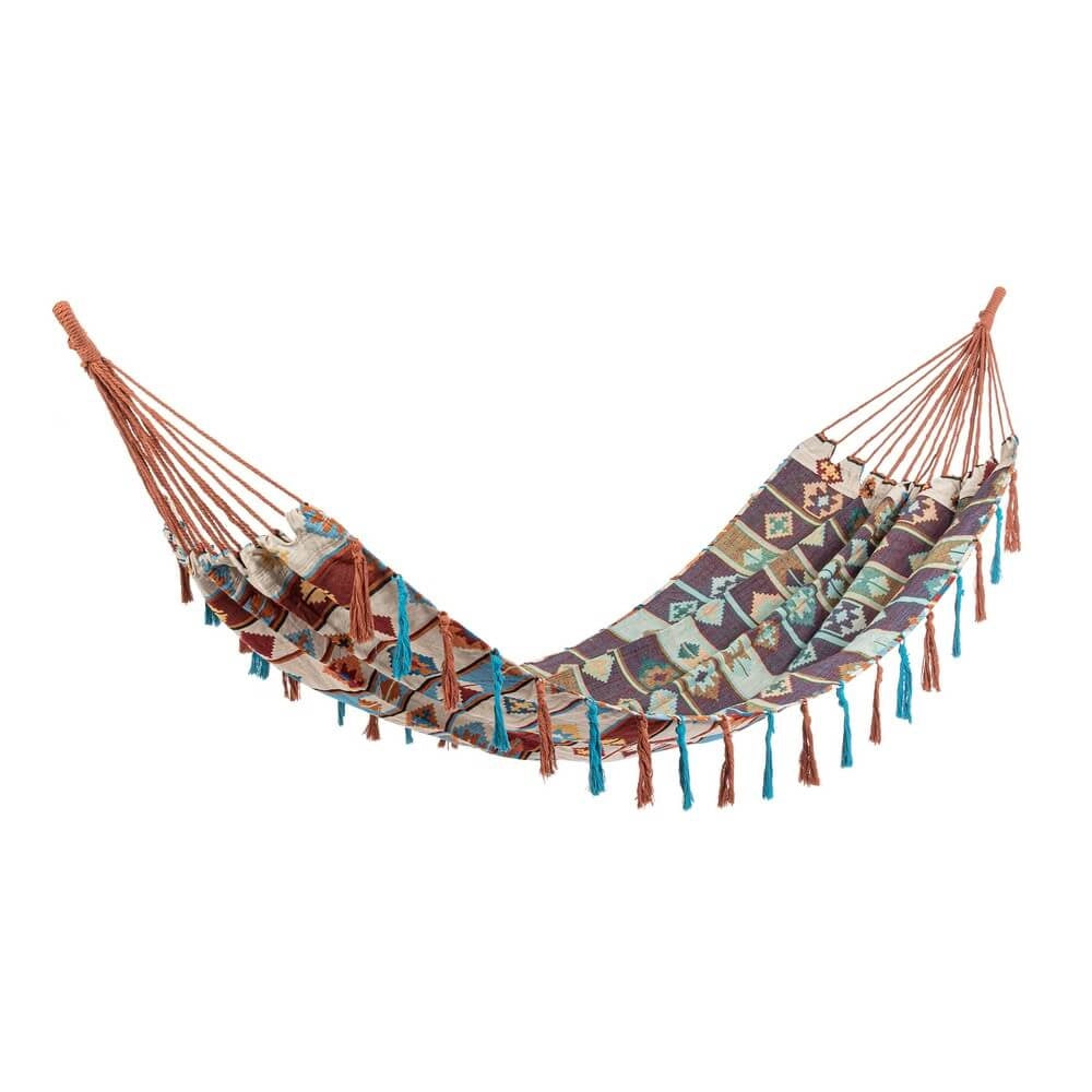 Amaca in Tessuto Poli-Cotone con Nappe Stile Etnico - COSTA