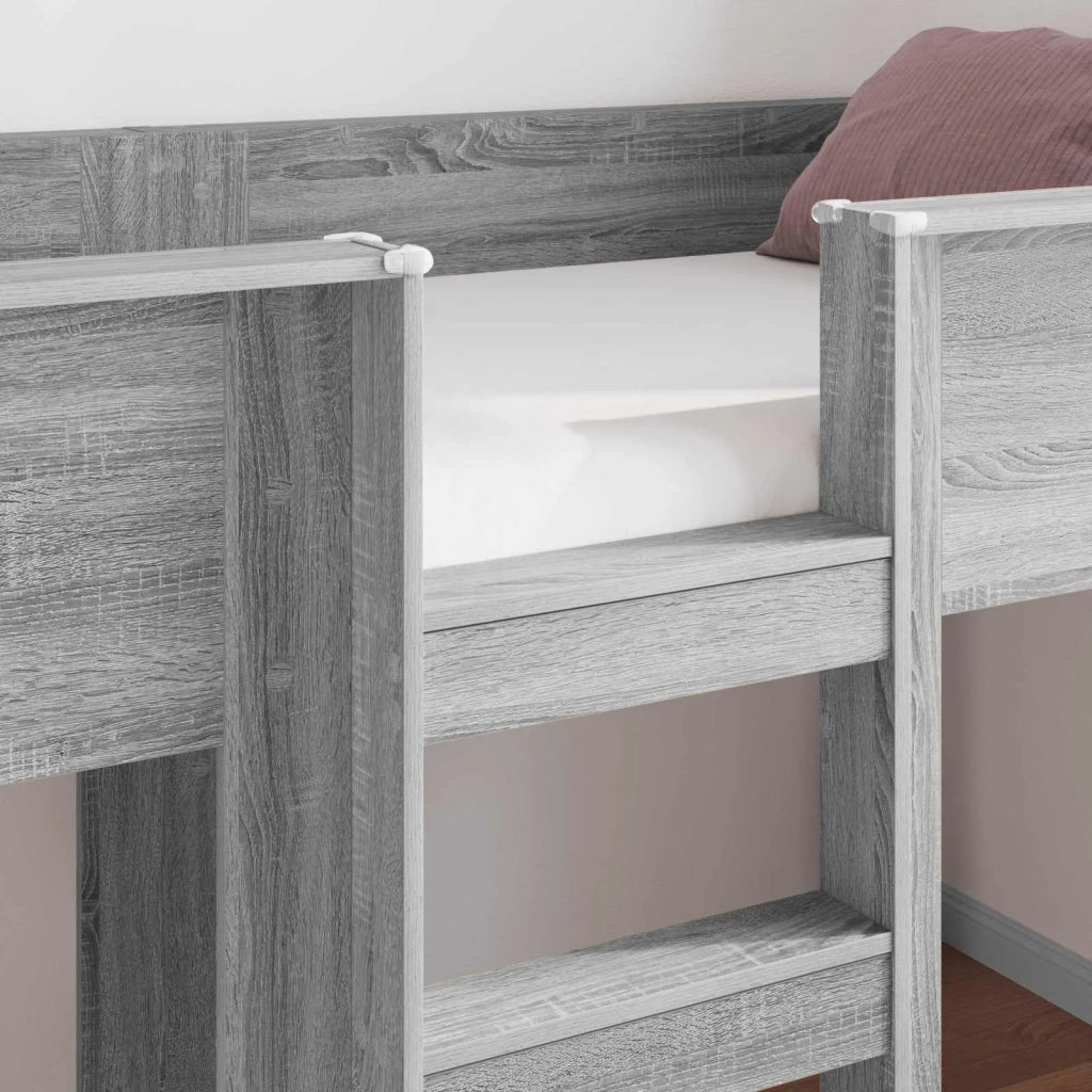 Letto a Castello per Bambini Grigio Sonoma 100 x 200 cm 3410504
