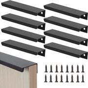 Set di maniglie per mobili 150 mm - Maniglie occultabili - Maniglie per cucina - Maniglie per porte - Maniglie per cassetti - 8 pezzi - Maniglie per carrello