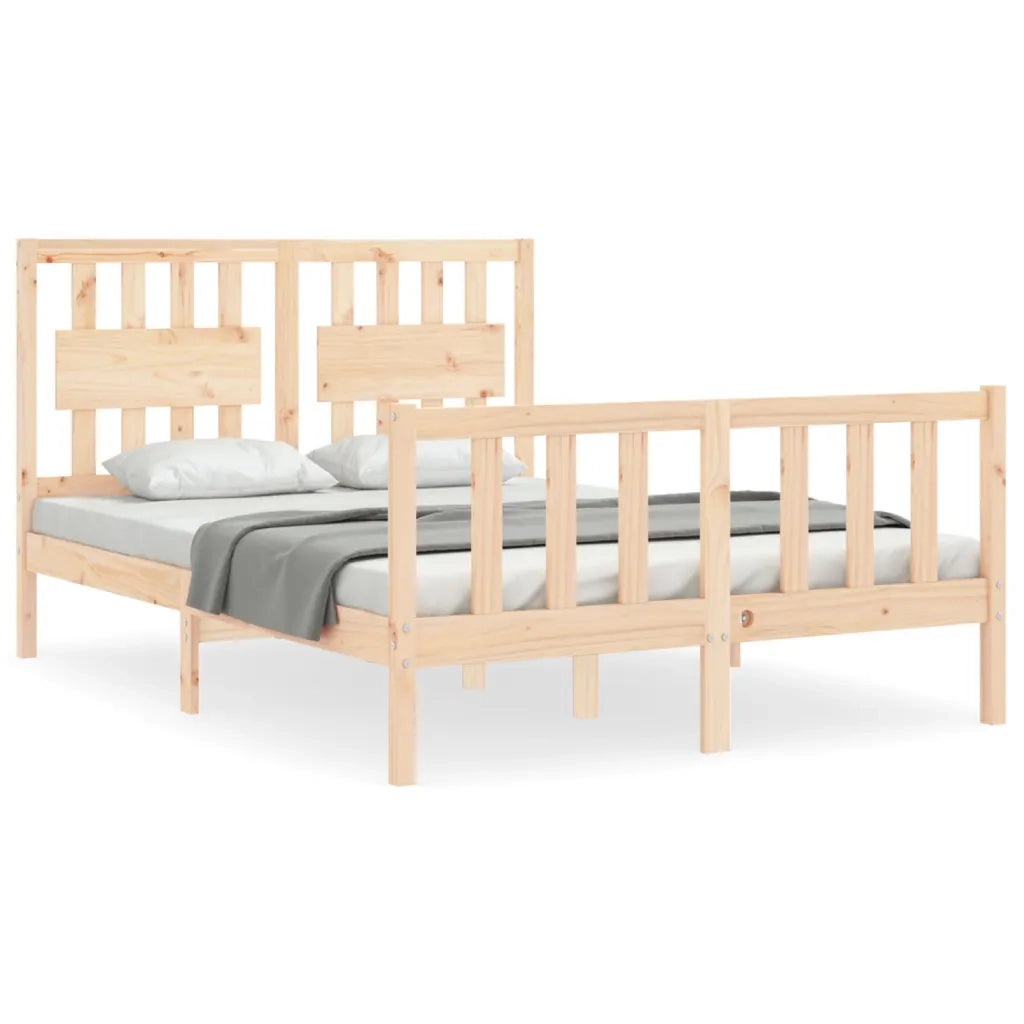 Giroletto senza Materasso-Struttura Letto 120x200 cm in Legno Massello di Pino 921245