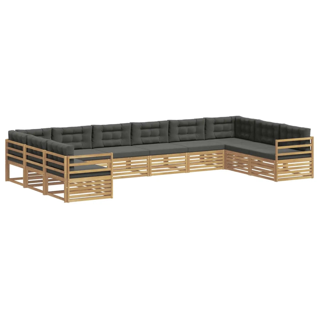 Set divani Legno di Acacia Massello 3391217