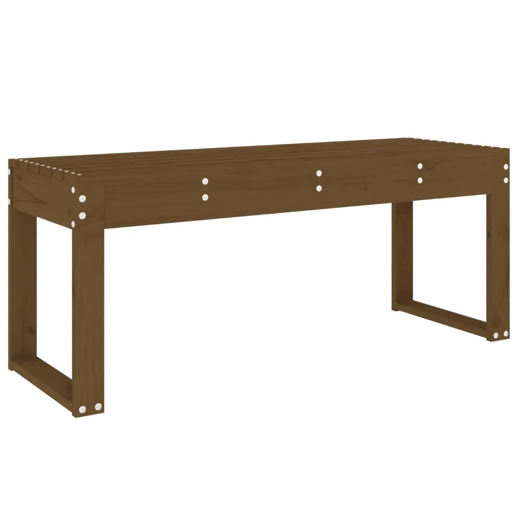 Panca da Giardino-Sgabello-Panca da esterno Ambra 110x38x45 cm Legno Massello di Pino