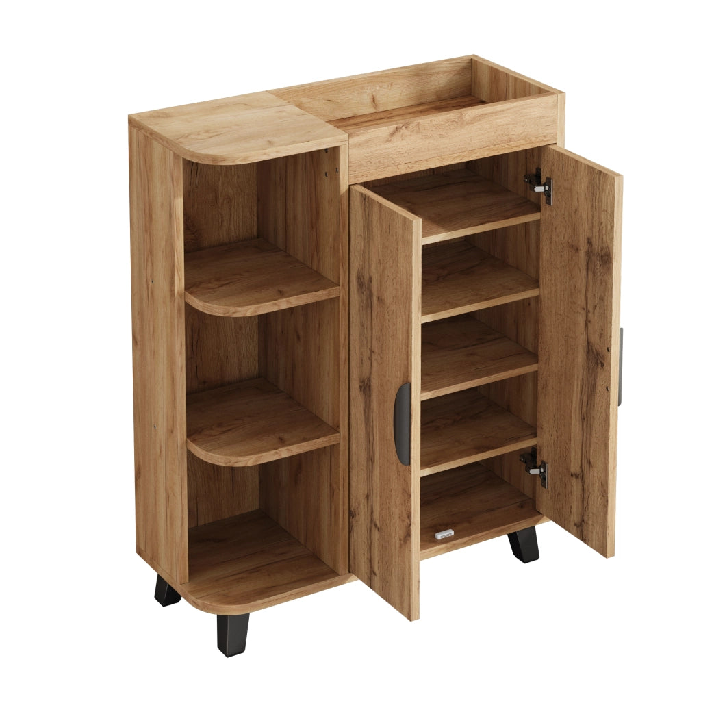 Scarpiera Slim con Ante e Ripiani ¨C Xylo ¨C Legno, Ingresso
