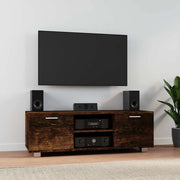 Mobile TV Rovere Fumo 120x40,5x35 cm in Legno Multistrato cod mxl 16040