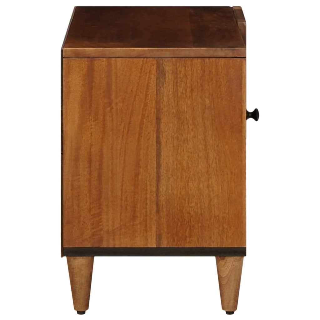 Mobile TV-Credenza per TV Noce 80 x 33 x 46 cm Legno di mango massello 271127