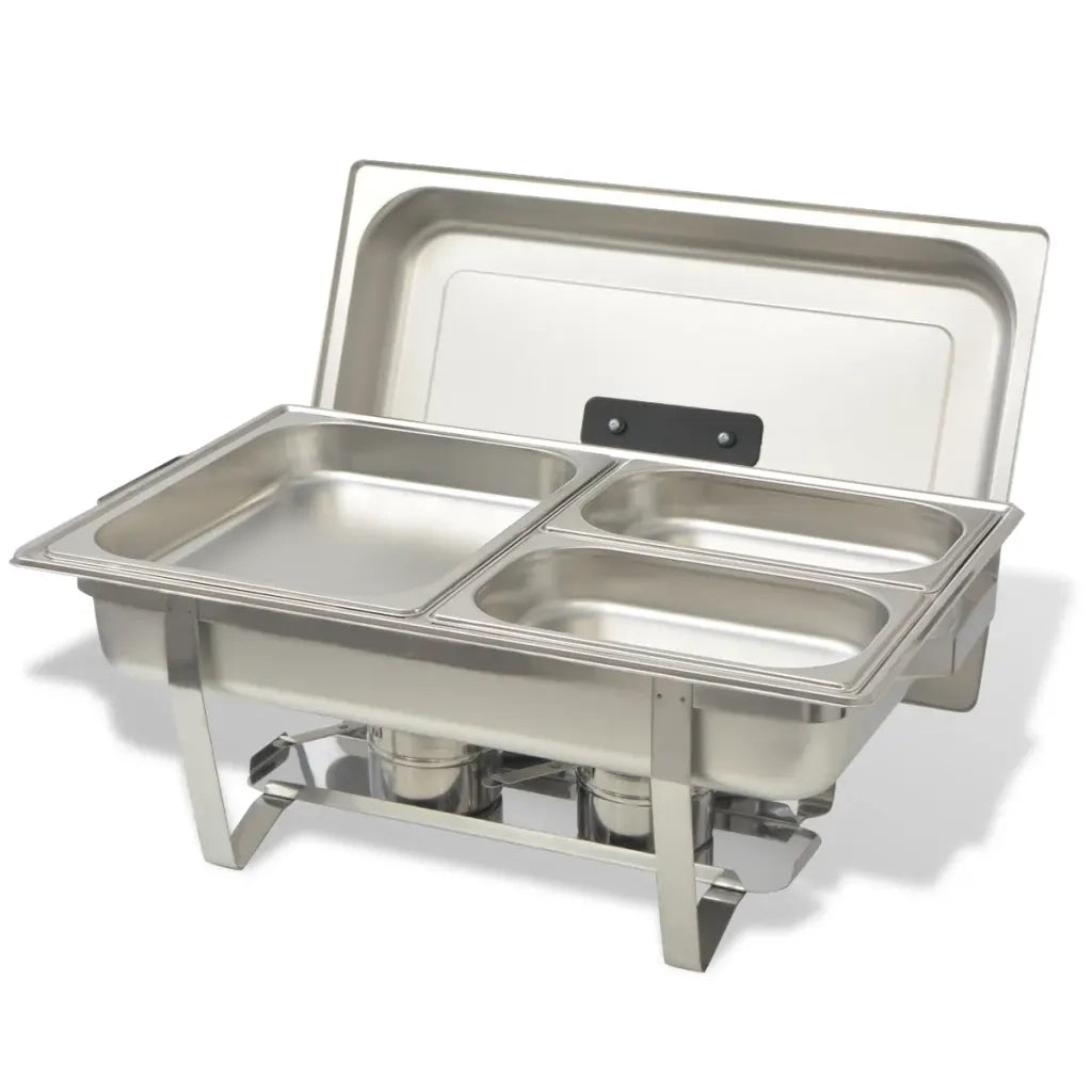 Set 3 pz Teglie Scaldavivande in Acciaio Inossidabile 50529