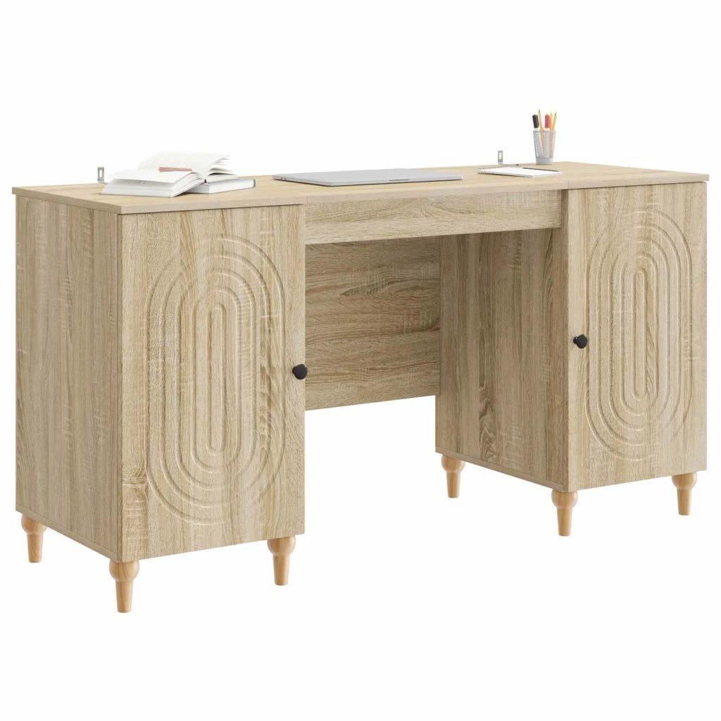 Scrivania Sonoma 142,5 x 50 x 75 cm Legno ingegnerizzato 3414578