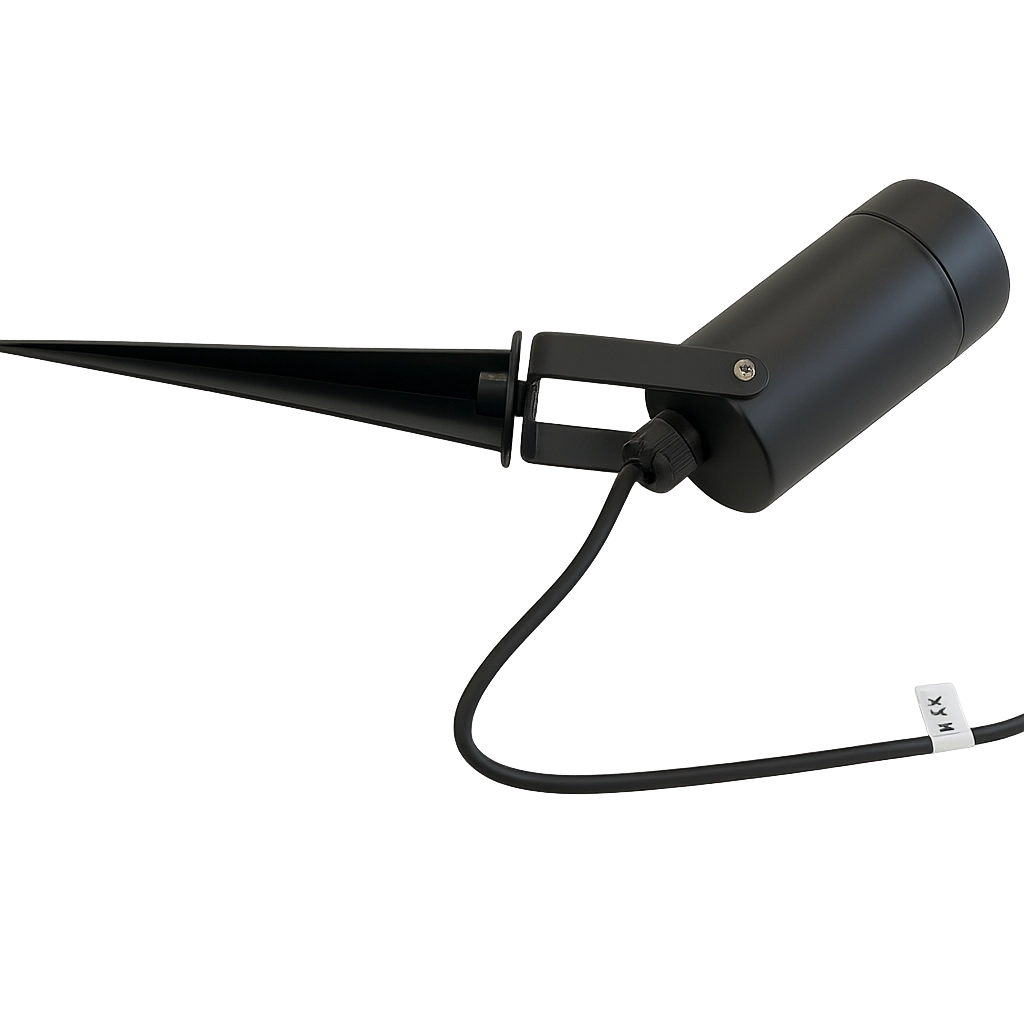 Faretto a picchetto giardino Rabalux Krobia nero GU10 IP65