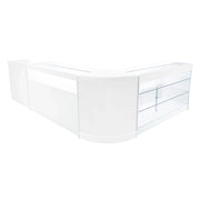 Set Banconi Bianco Polaris LED K1500 B1500 CM60 TB60 con Serratura e Vetrina