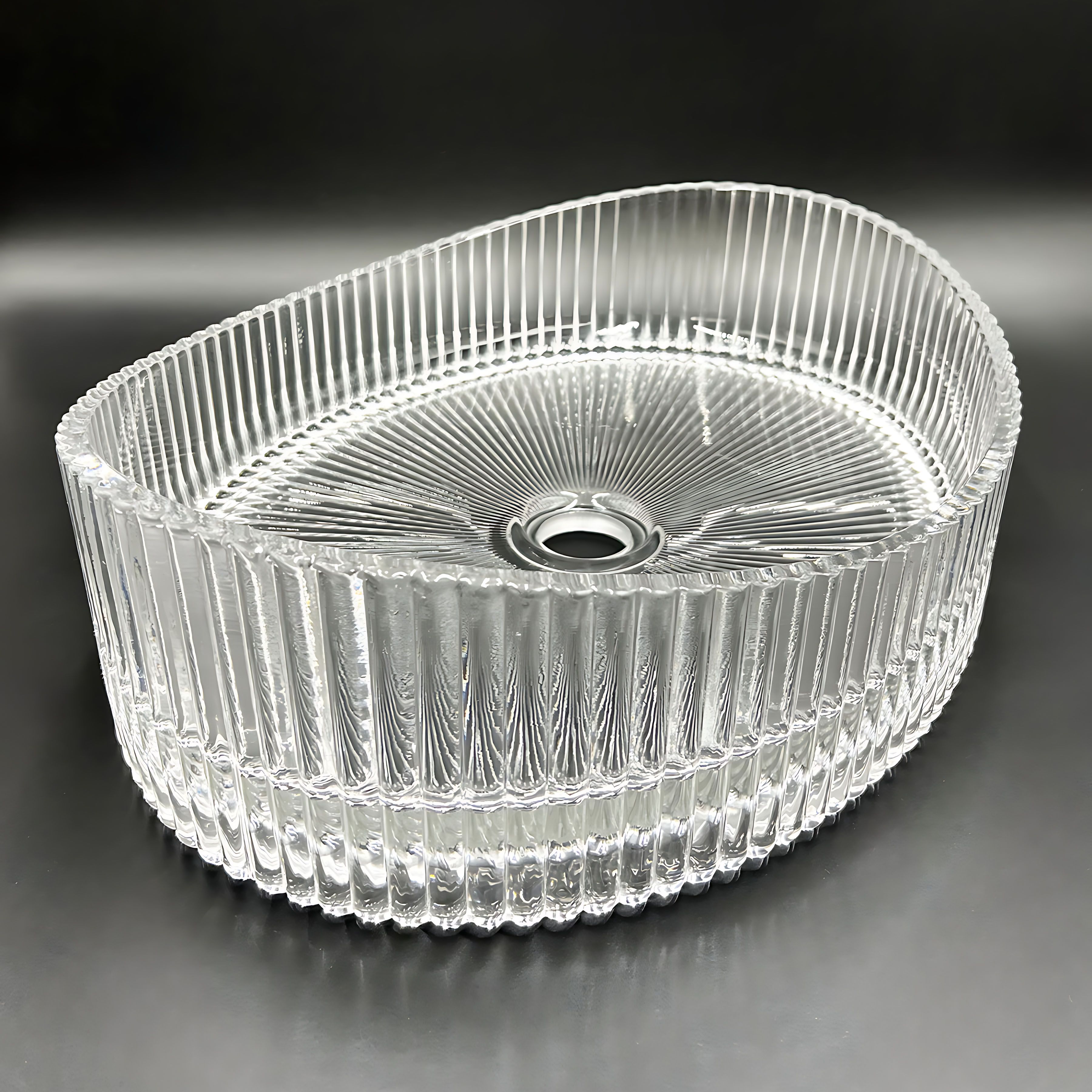 Lavabo Da Appoggio Rea Harper Transparent