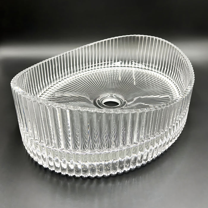 Lavabo Da Appoggio Rea Harper Transparent