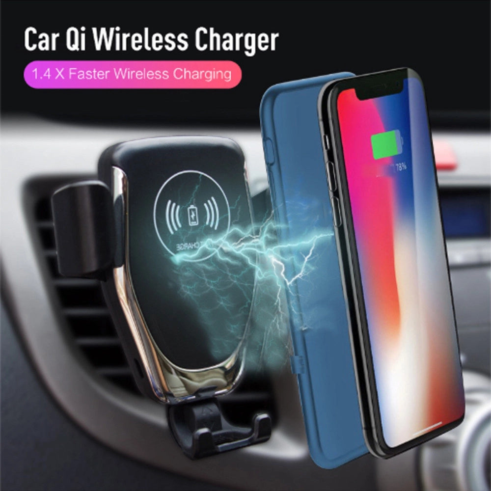 Trade Shop - Supporto Magnetico Caricabatteria Wireless Auto Porta Cellulare Universale -