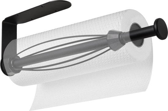 Sostegno per tovaglioli da cucina con effetto d'assorbimento per cucina e bagno - sostegno per armadietto da cucina adesivo e perforabile per asciugamani