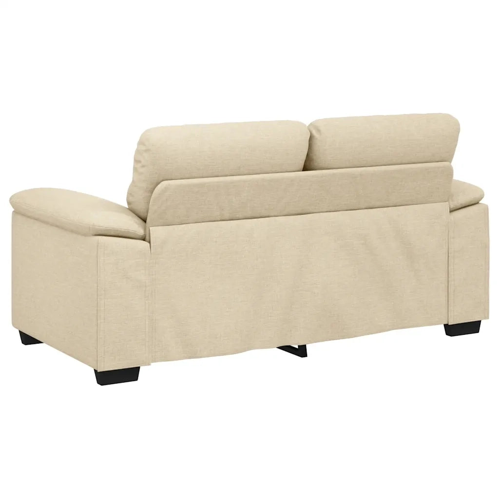 Divano a 2 Posti-Sofa 2 Posti Crema 120 cm in Tessuto 575468