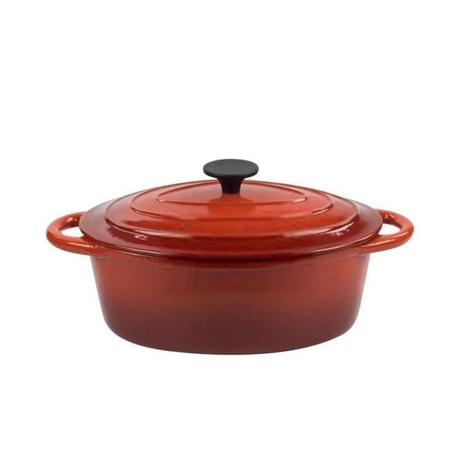 Ilsa Casseruola Ghisa Ovale Con Cop Normandie Cm 33