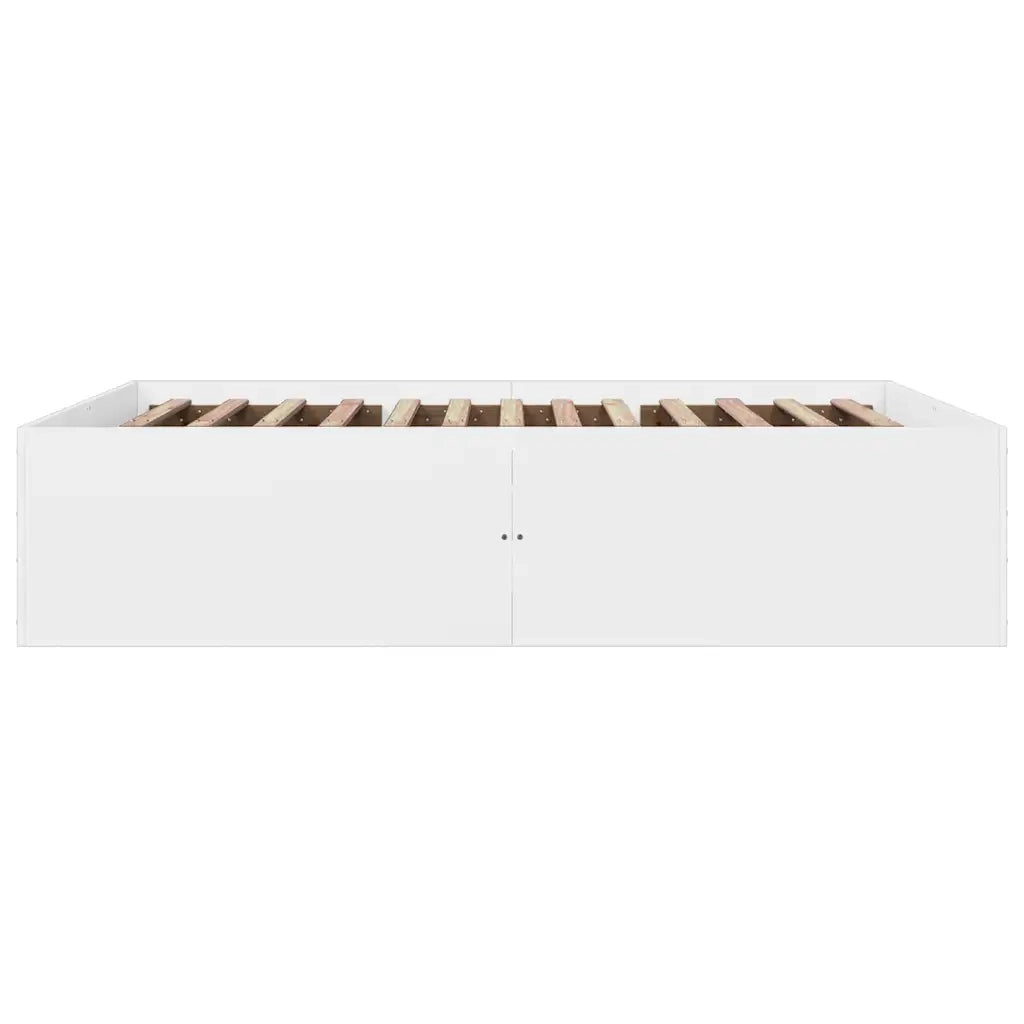 Giroletto-Struttura Letto Bianco 150x200 cm in Legno Multistrato 743276