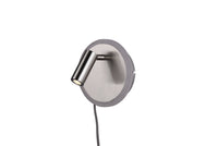 Applique da Interno a LED in Metallo Nickel Opaco