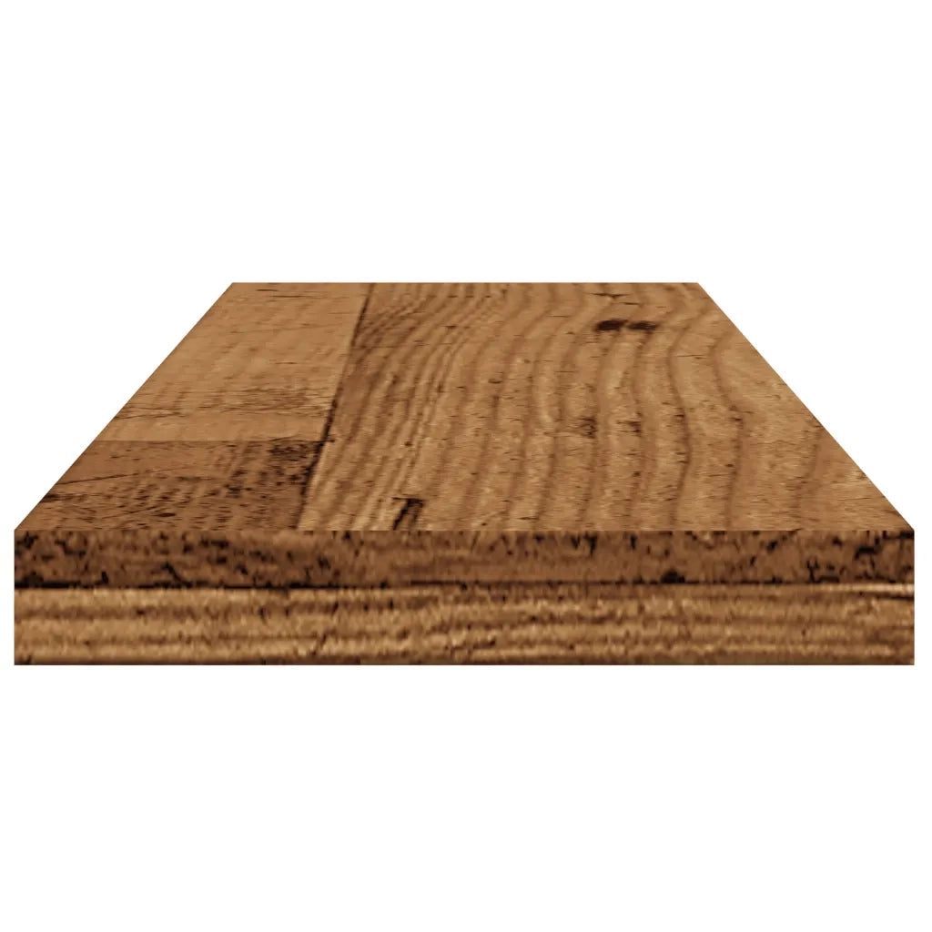 vidaXL Mensole a Parete 4 pz Legno Antico 60x20x1,5 cm in Truciolato