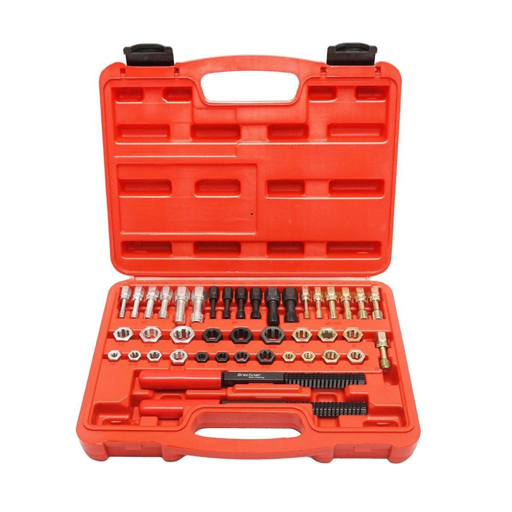 Kit di Riparazione Filettatura metrica UNF e UNC da 42 Pezzi, Inserti per Riparazione UNC/unf e metrici