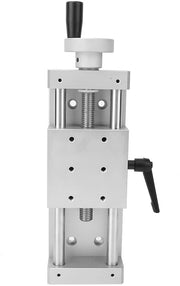 Scrittoio Elevatore con Alta Precisione - Materiale in Alluminio - Resistente alla Corrosione - Resistenze allo Sfregamento - Movimento Lineare - Dimensioni Tavolo 80x80 mm - Tavolo Lineare