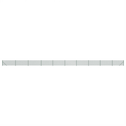 Recinzione da Giardino | Recinzione a Rete con Flangia Verde 0,8x25 m